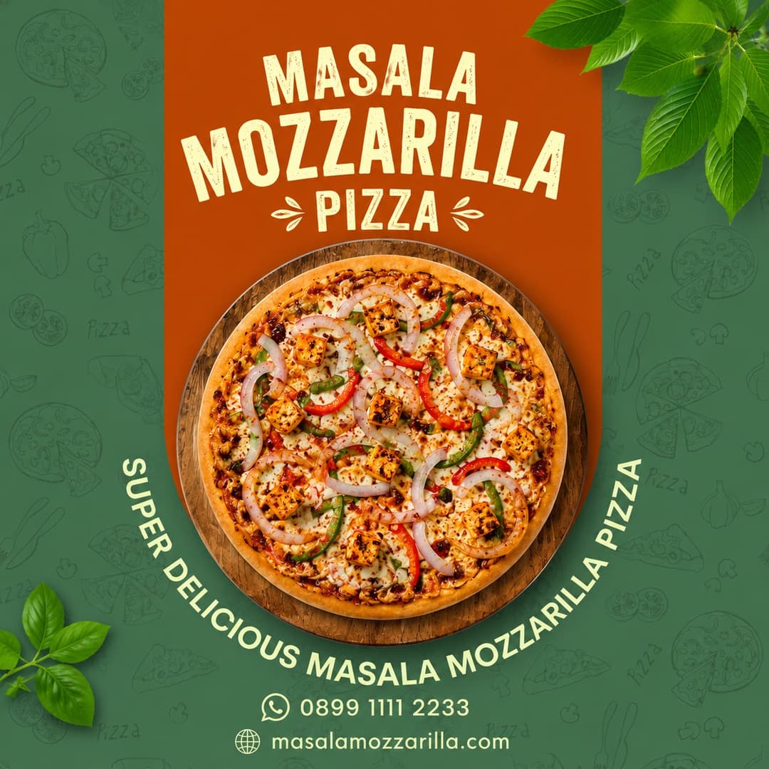 Masala Mozzarella flyer